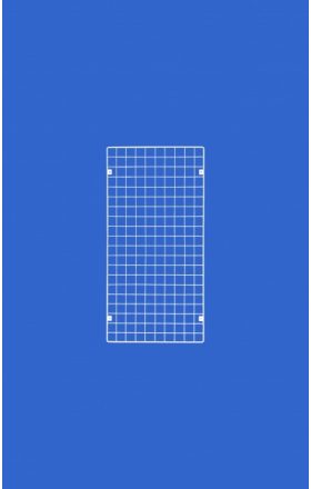 Síť, 1000 x 500, drátěná, bílá