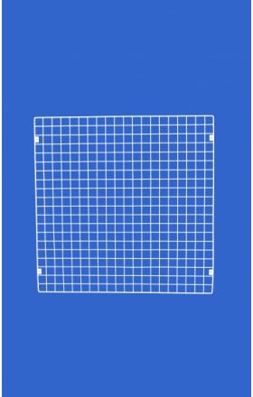 Wire mesh, 1000 x 1000 mm, white