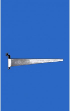 Shelf holder for groove panel, L 300 mm, chrome, right