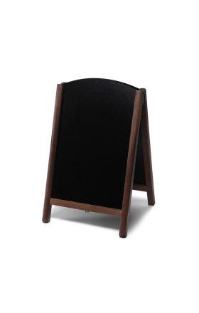 Kundenstopper Tafel Holz, Fast Switch, Dunkelbraun, 55 x 85 cm