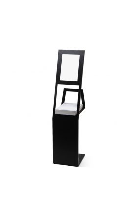 Slim Catalogue Stand, black