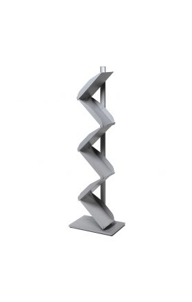 Zig Zag 6xA4 Brochure stand - Silver