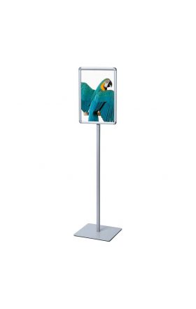 Foto - Sign Post Design Slim, double sided, A3, rounded corner, snap frame