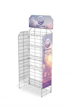 Foto - Company Display with hooks, foldable, graphics according to customer requirements